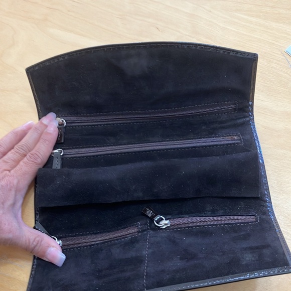 PATEK PHILIPPE 2019/2020 CALATRAVA EDITION dark brown slim Jewelry Travel Case - Picture 4 of 9